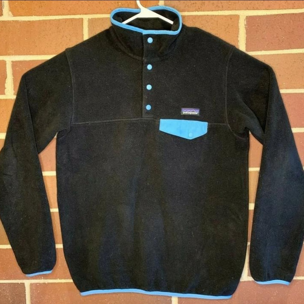 Patagonia Synchilla Womens Snap Button Fleece Jacket Pullover - Medium
